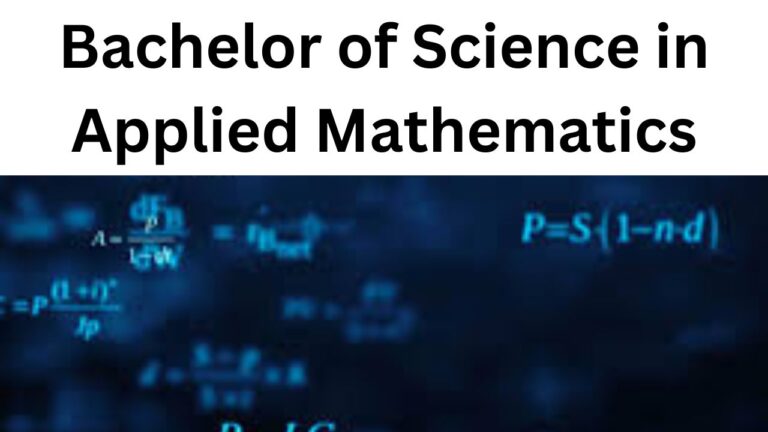 Bridging Mathematical Theory and Practice: Bachelor of Science in Applied Mathematics