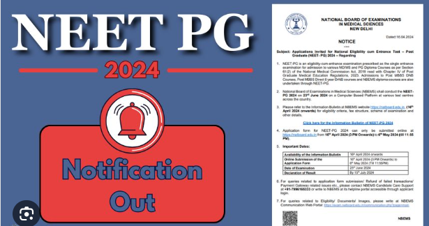 पहले आओ पहले पाओ- NEET PG 2024 